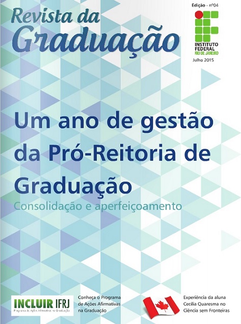 Capa da 4ª Edição da Revista Graduação