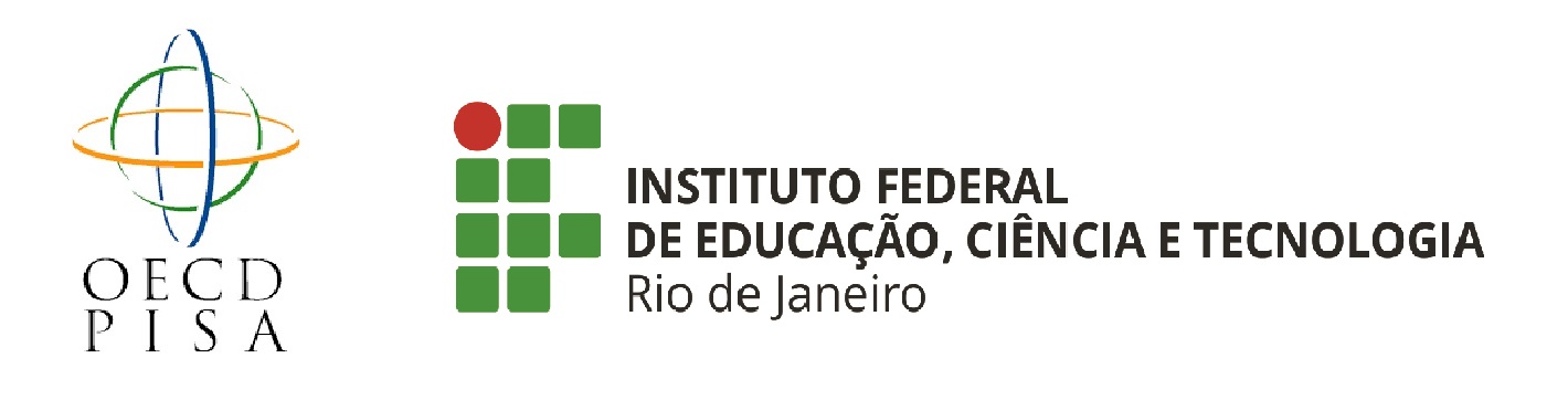 Logotipo da OECD e do IFRJ